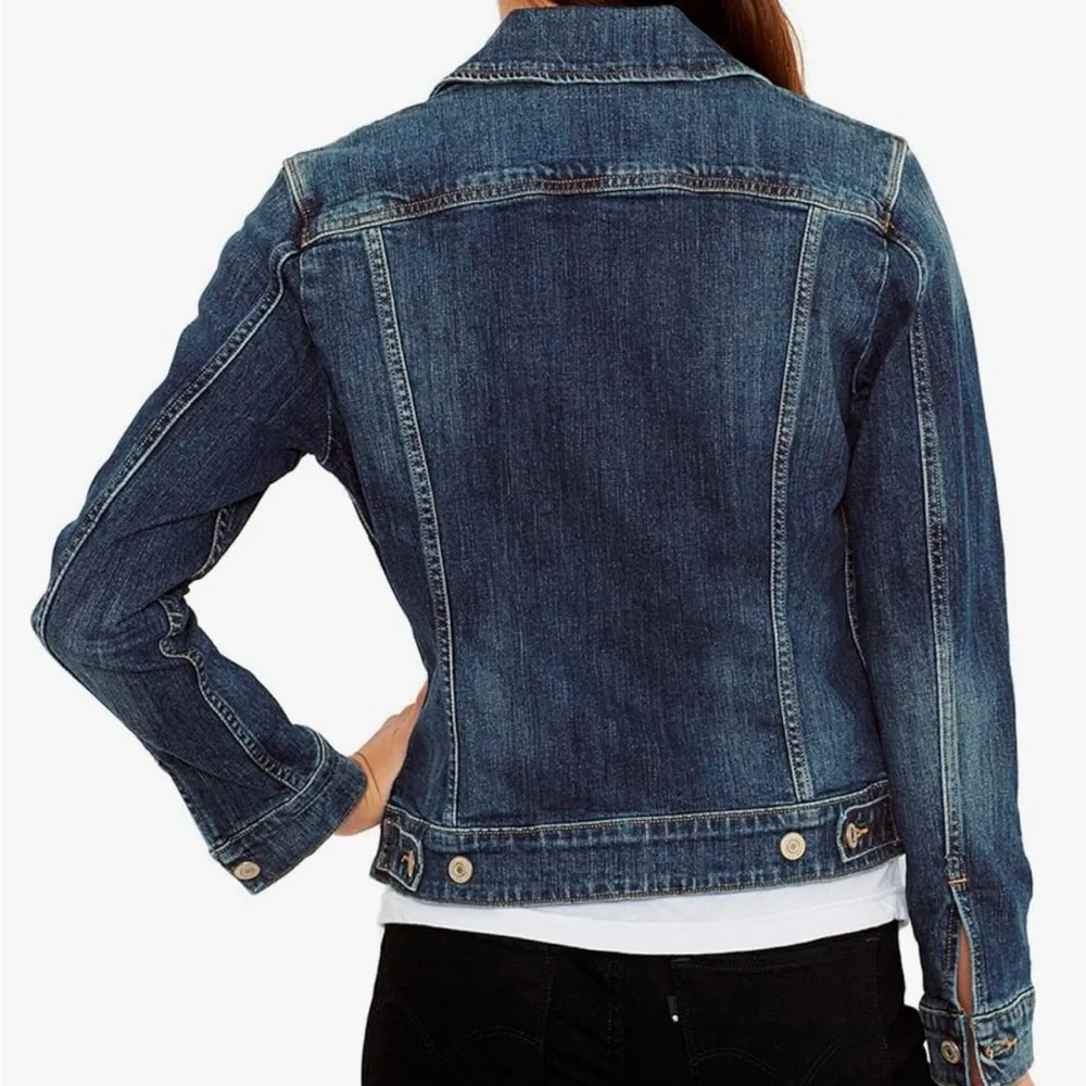 Levi's women's jean Trucker Jacket L - Picture 2 of 5